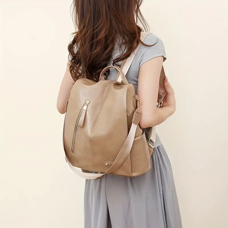 Nueva Mochila Antirrobo Vintage PU – D6778