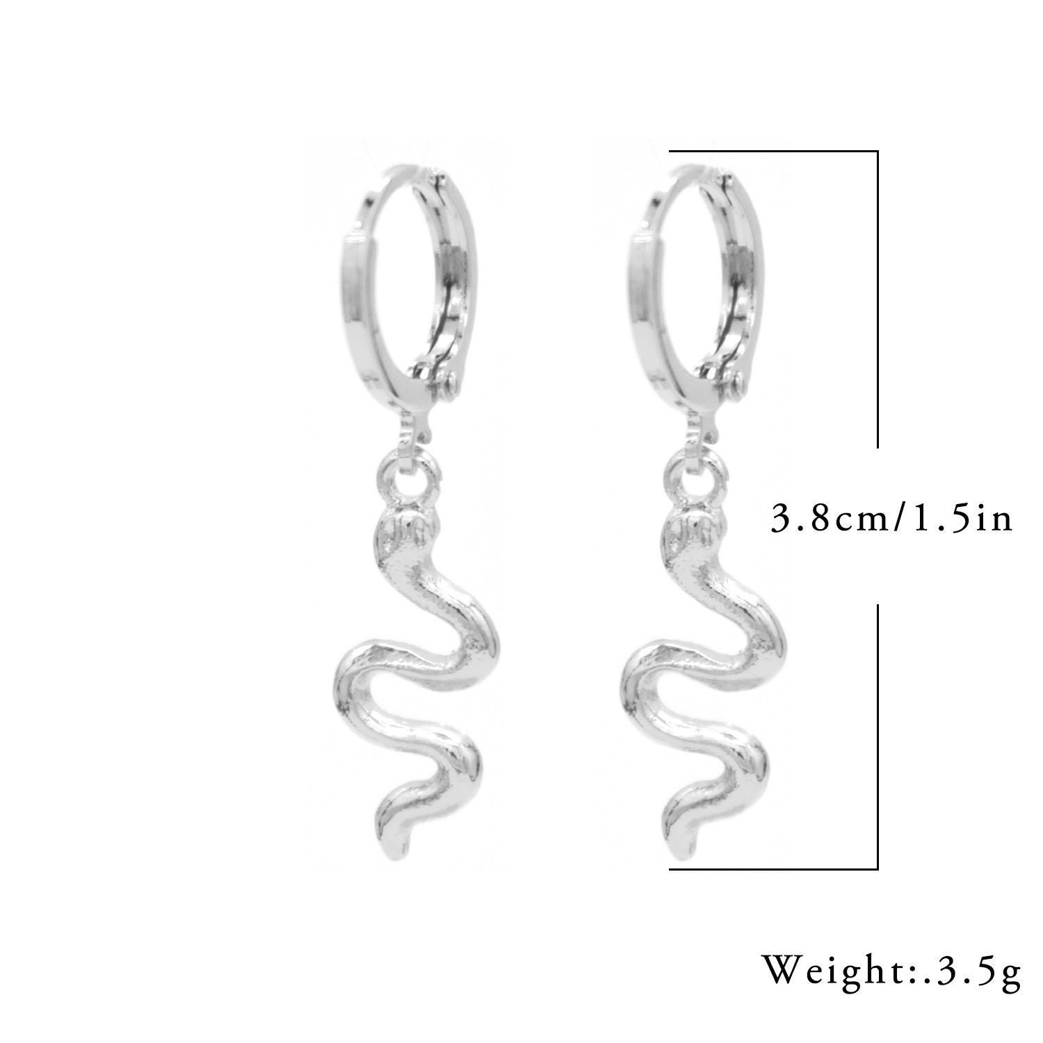 Aritos Colgantes de Serpiente - Estilo Coreano R61